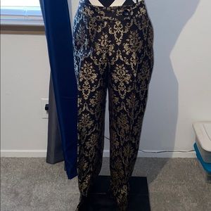 NWOT - Black / Gold Pants